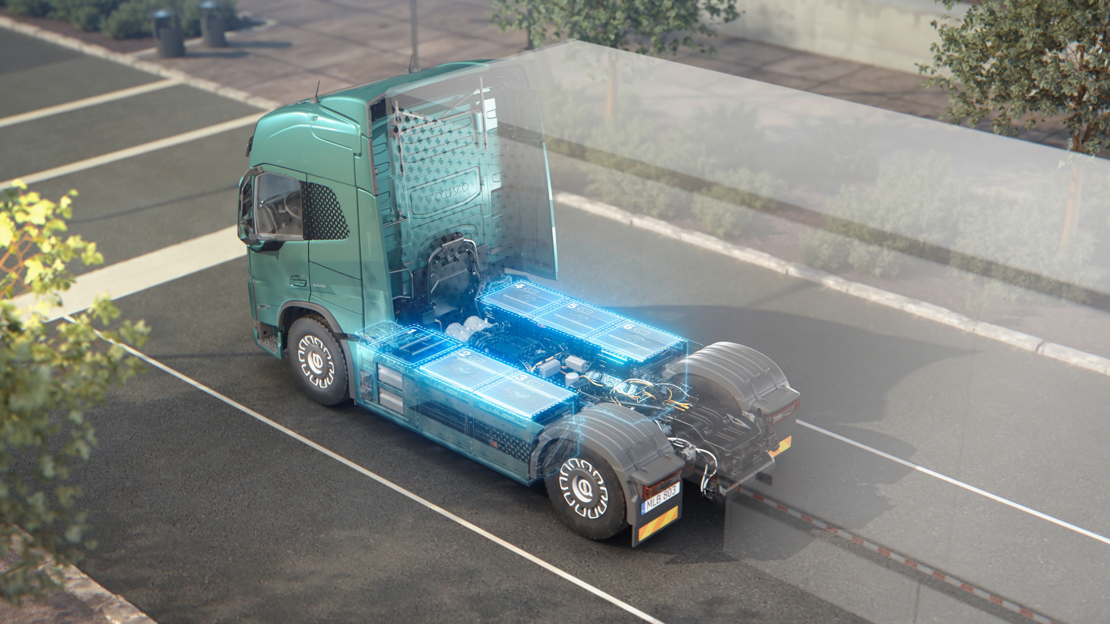 Electric battery clearance