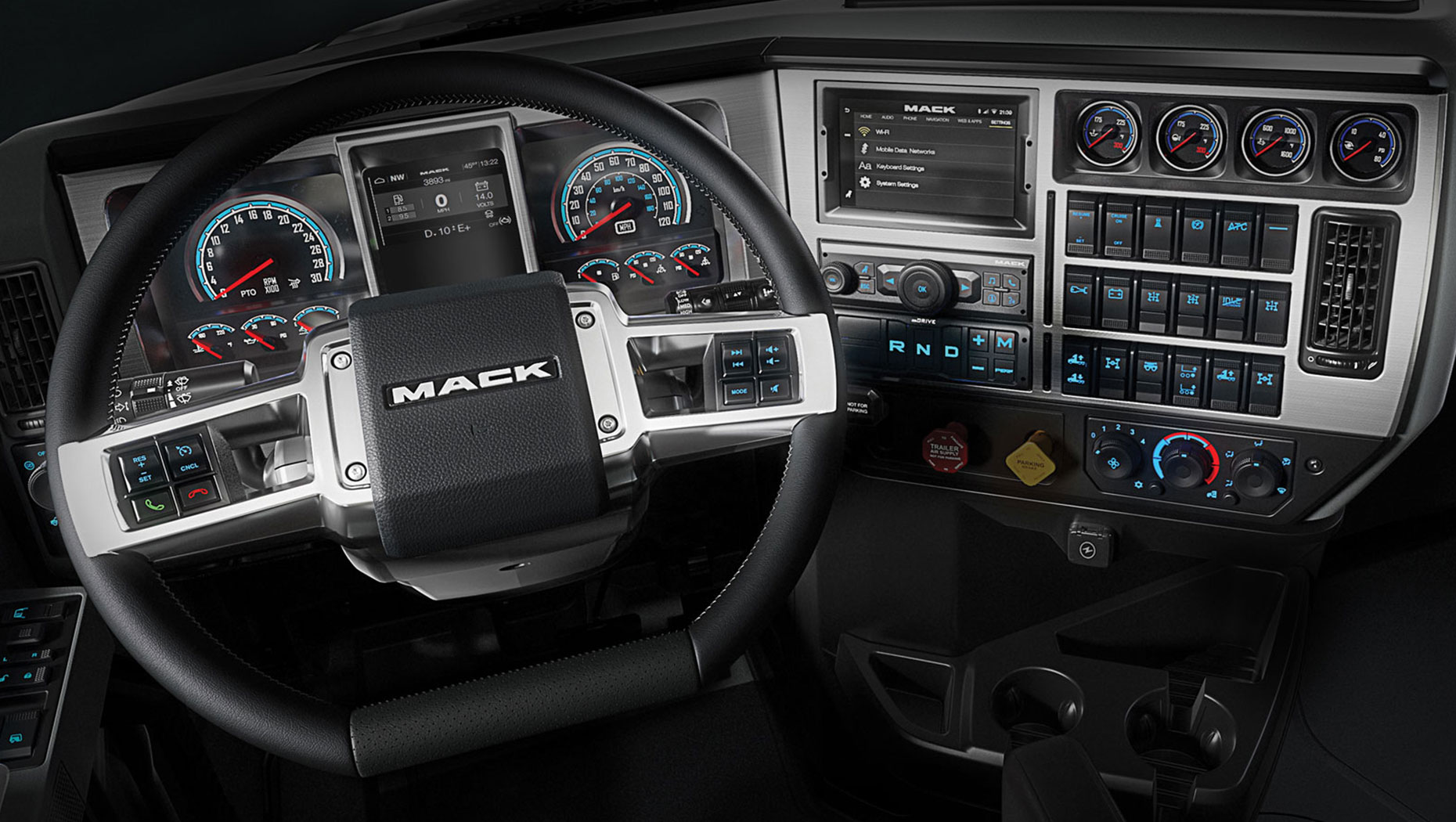 Mack Trucks Updates Mack® Pinnacle™, Granite® Models with New Driver