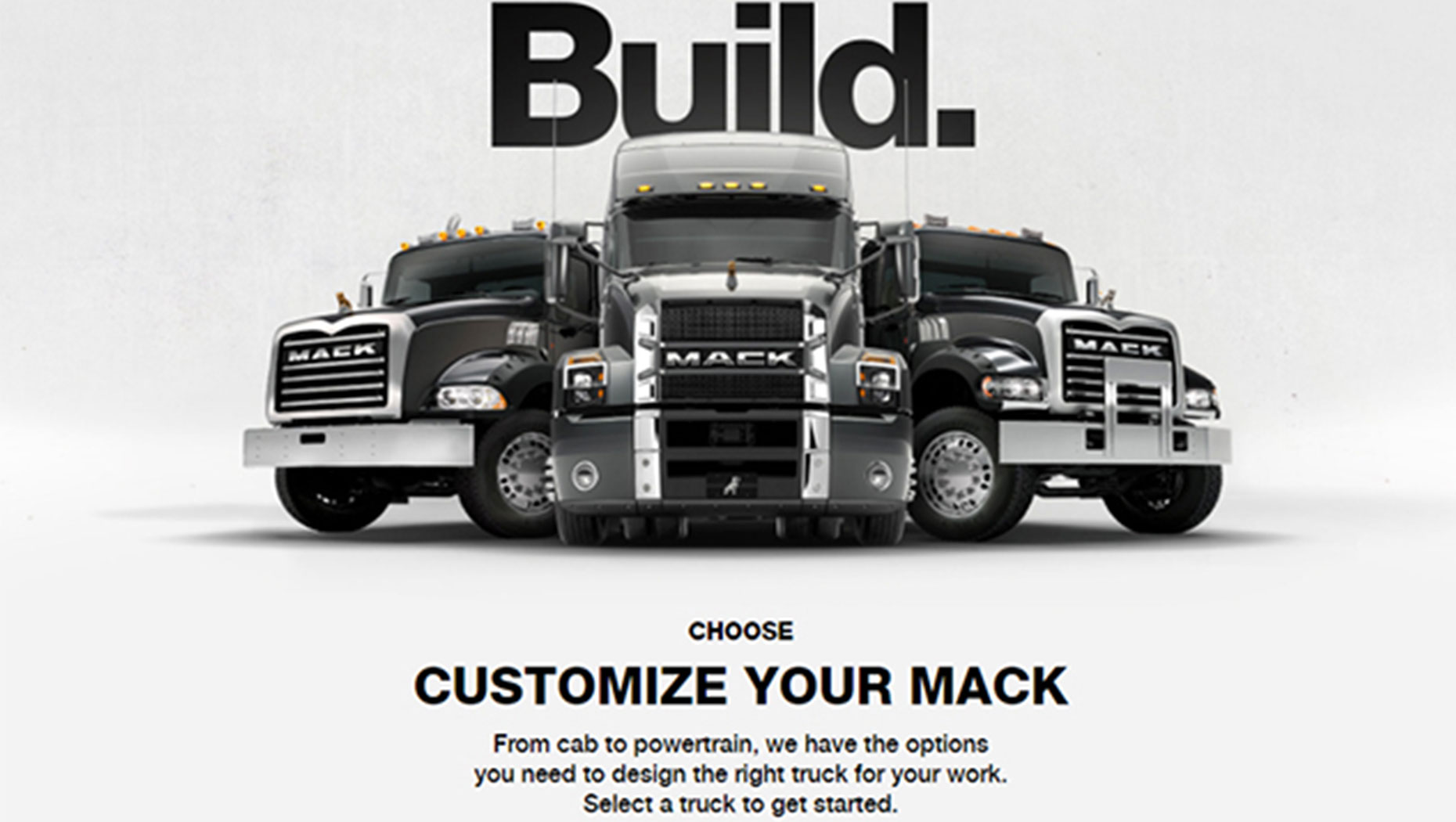 Mack Trucks Online Configurator