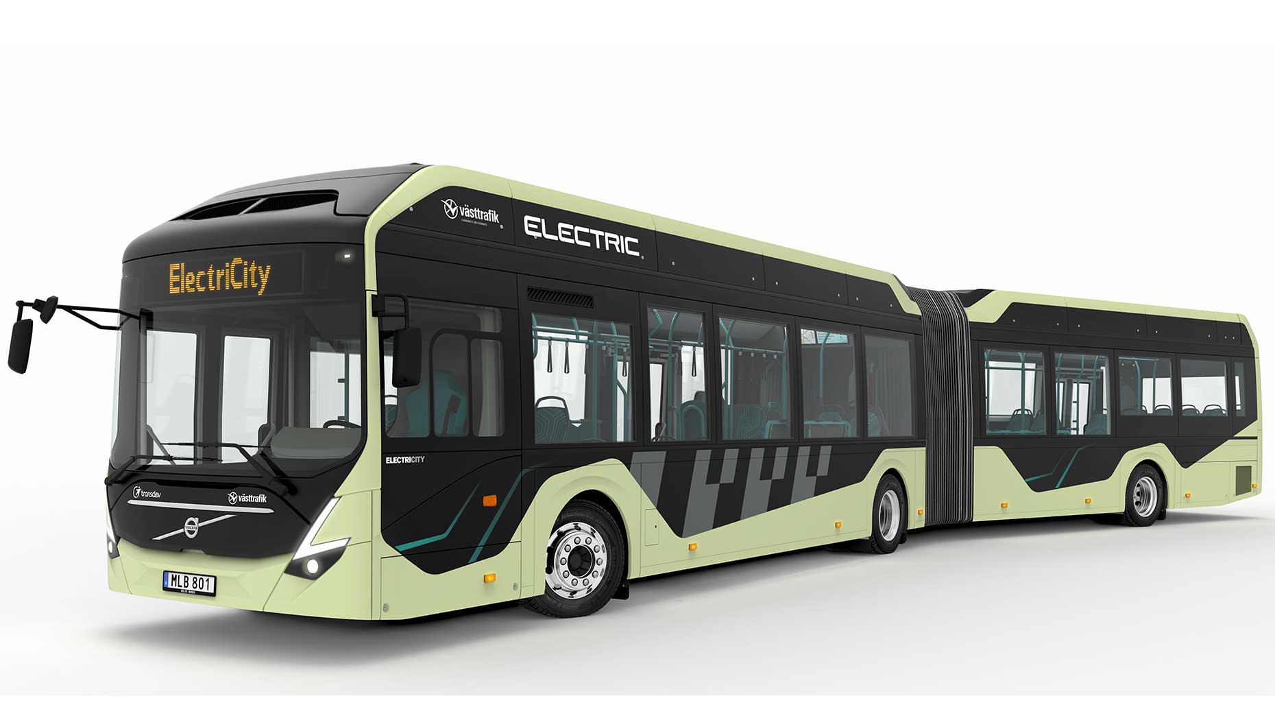 Electric articulated buses Volvo Group