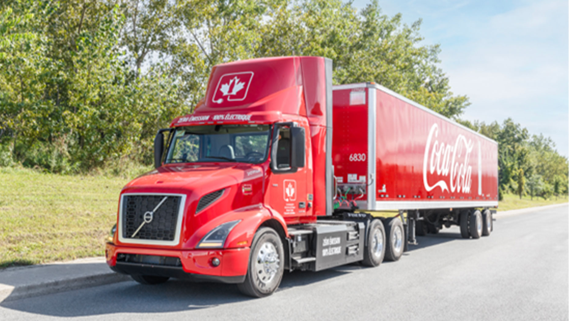 Coke Canada Bottling Debuts First Volvo VNR Electric Trucks in its